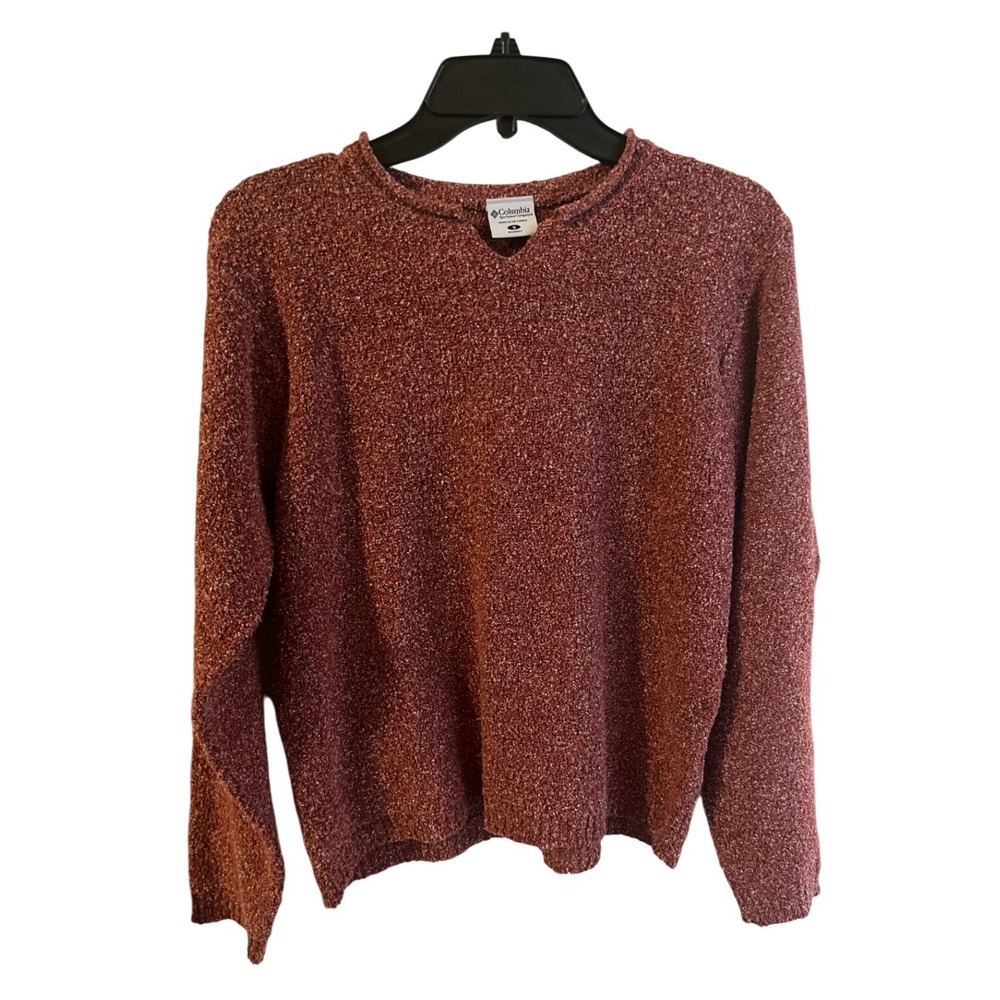 Columbia Sportswear Company Womens Sweater Small V Neck Long Sleeve Knit
